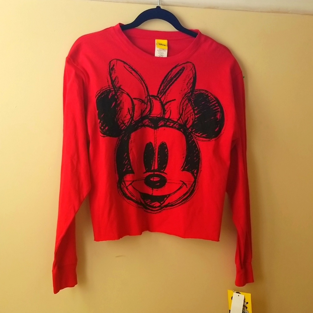 Disney Minnie Mouse Cropped Long Sleeve